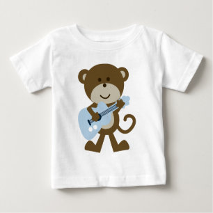 T-shirt Pour Bébé Monkey Rocker/Rockstar
