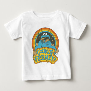 T-shirt Pour Bébé Monstre de cookies vintages   Cookie Frenzy