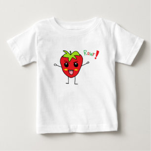 T-shirt Pour Bébé Monstre de fraise