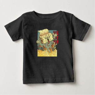 T-shirt Pour Bébé Monstre de Papier Toilette Drôle de Style Japonais