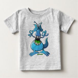 T-shirt Pour Bébé Monstre extraterrestre