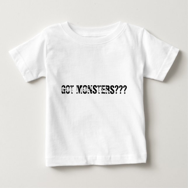 T-SHIRT POUR BÉBÉ MONSTRES OBTENUS ? ? ? (Devant)