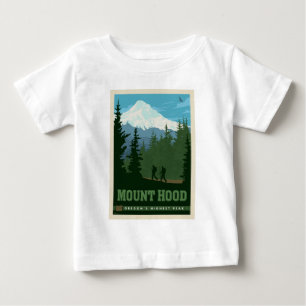 T-shirt Pour Bébé Mont Hood   Oregon