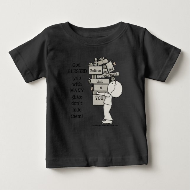 T-shirt Pour Bébé Montrez Vos Cadeaux (Devant)