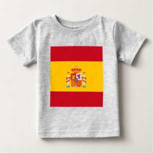 T-shirt Pour Bébé Montrez vos couleurs - Espagne