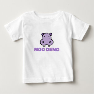 T-shirt Pour Bébé Moo Deng Baby Hippo