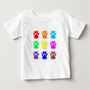 T-shirt Pour Bébé Motif à mâchoires pour chien d'encre