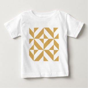 T-shirt Pour Bébé Motif de cube géométrique Cool profond