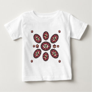 T-shirt Pour Bébé Motif de fleurs Mandala