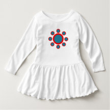 motif de henné rouge et bleu