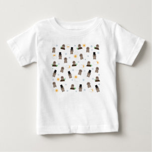 T-shirt Pour Bébé Motif de jour de Groundhog