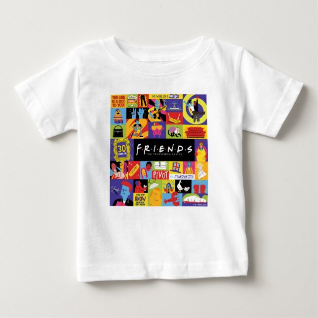 T-shirt Pour Bébé Motif Iconic FRIENDS™ (Devant)