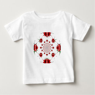 T-shirt Pour Bébé Motif kényan du bouclier national du pavillon kalé