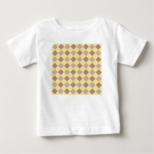 T-shirt Pour Bébé Motif pastel jaune et mauve