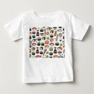 T-shirt Pour Bébé motif sushi