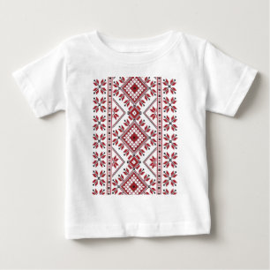 T-shirt Pour Bébé Motif traditionnel, Motif traditionnel roumain T-S