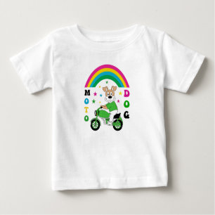 T-shirt Pour Bébé Moto Dog