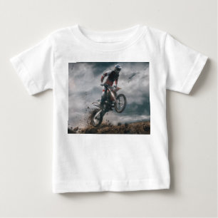 T-shirt Pour Bébé Motocross Rider