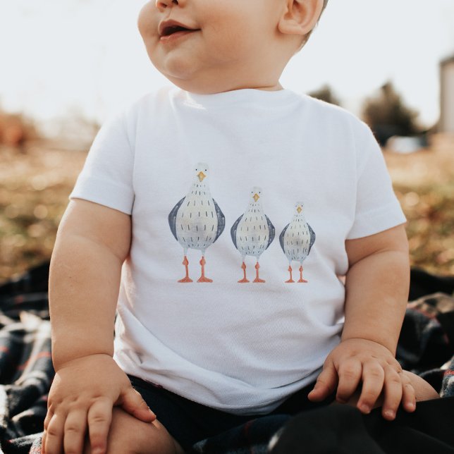 T-shirt Pour Bébé Mouette drôle (Créateur téléchargé)