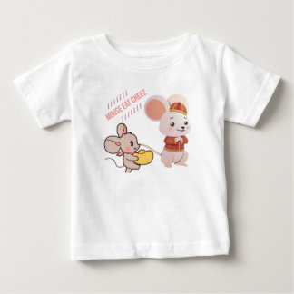 T-shirt Pour Bébé : Mouse and Cheese Delight