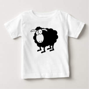 T-shirt Pour Bébé mouton noir