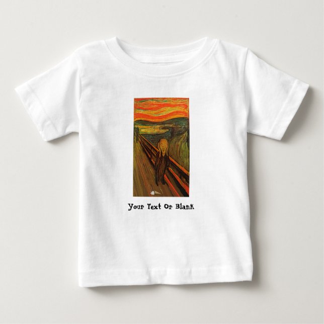 T-shirt Pour Bébé Munch - Le cri de glace (Devant)