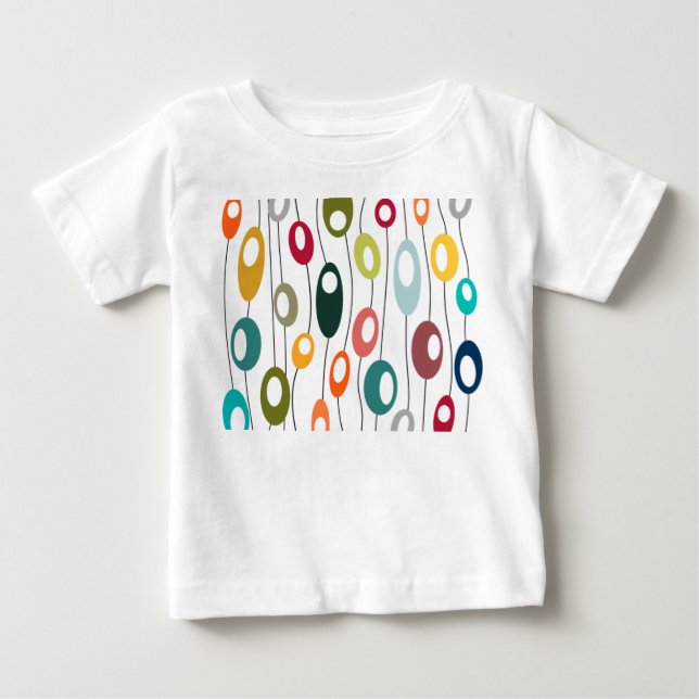 T-shirt Pour Bébé Mur des Ovales (Devant)