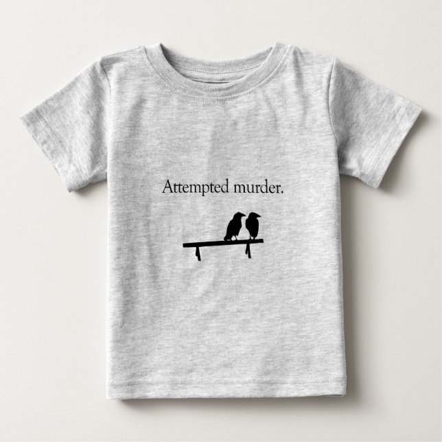 T-shirt Pour Bébé Murder (Devant)