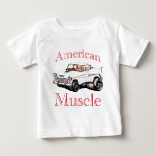 T-shirt Pour Bébé muscle 55 américain chevy