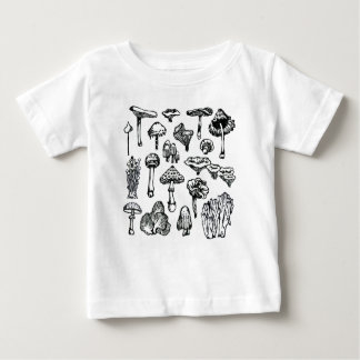 T-shirt Pour Bébé Mushrooms