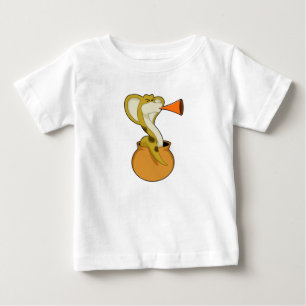T-shirt Pour Bébé Musique de Trumpet Snake