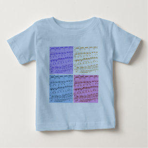 T-shirt Pour Bébé Musique majeure/étudiante/enseignant