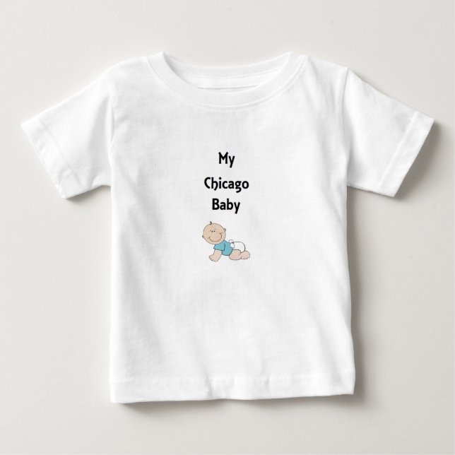T-shirt Pour Bébé My Chicago Baby Boy (Devant)