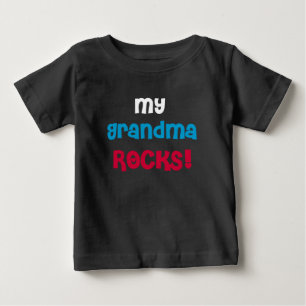 T-shirt Pour Bébé My Grand-mère Rocks