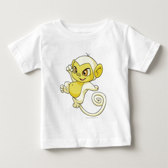 T-shirt Pour Bébé Mynci White (Devant)
