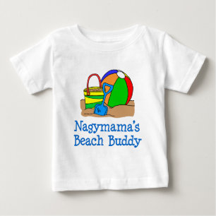 T-shirt Pour Bébé Nagymama Beach Buddy