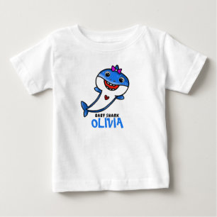 T-shirt Pour Bébé Naissance du petit requin
