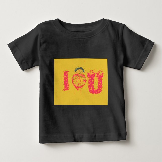 T-shirt Pour Bébé Nakupenda - I Love U Swahili Mot Texte Signifiant  (Devant)