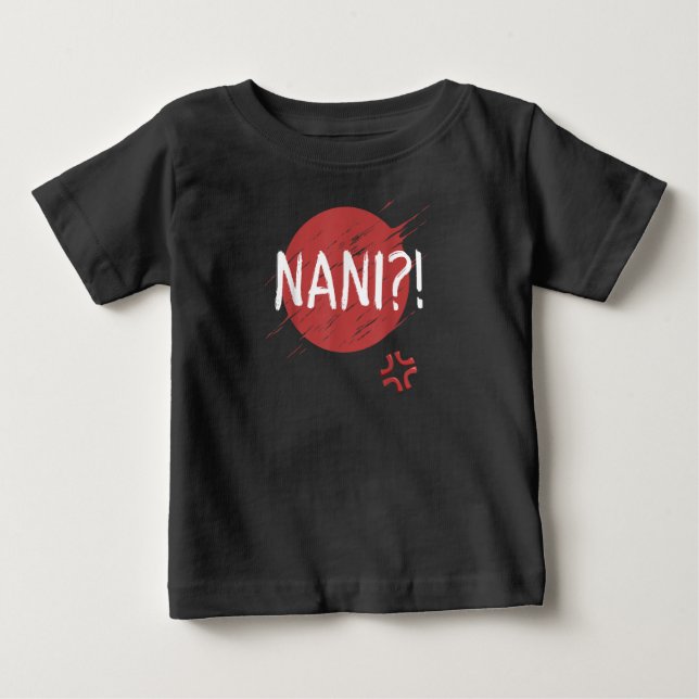 T-shirt Pour Bébé Nani ! Quel drôle de nid japonais (Devant)