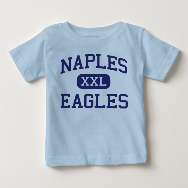 T-shirt Pour Bébé Naples - Eagles - lycée - Naples la Floride (Devant)