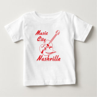 T-shirt Pour Bébé Nashville. Ville musicale
