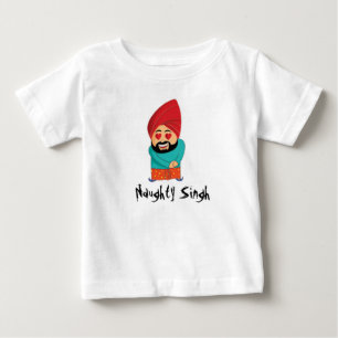 T-shirt Pour Bébé Naughty Singh