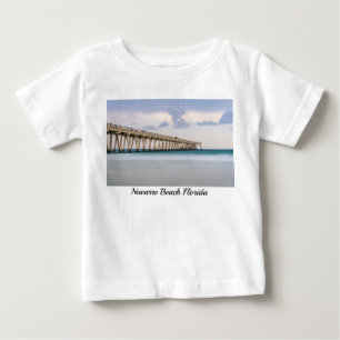 T-shirt Pour Bébé Navarre Beach Pêche Quai bébé bébé Toddler T-