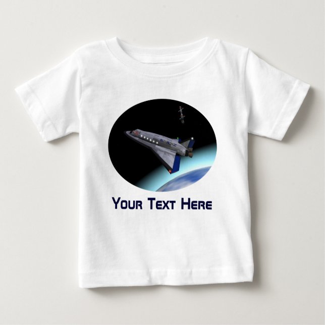 T-shirt Pour Bébé Navette spatiale El Al Maslool (Devant)