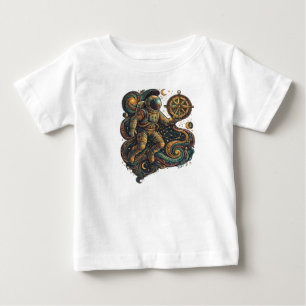 T-shirt Pour Bébé Naviguer parmi les étoiles – Cosmique Inspirant