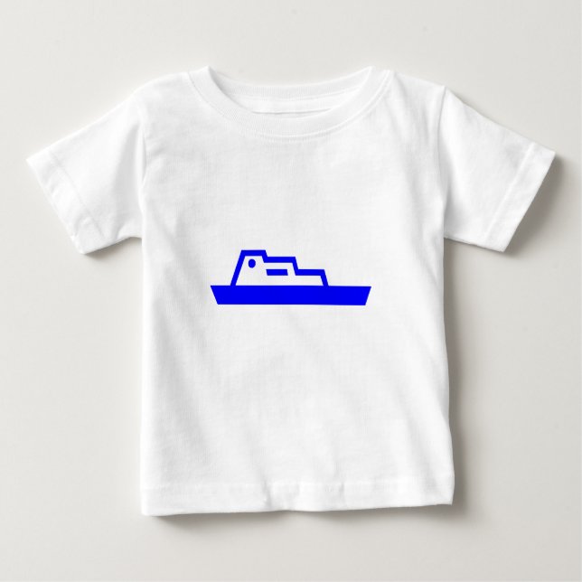 T-shirt Pour Bébé navire (Devant)