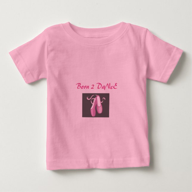 T-shirt Pour Bébé Né 2 Dance tutu body suite (Devant)