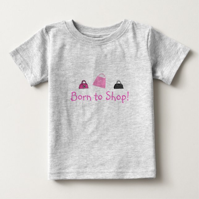 T-shirt Pour Bébé Né à Shop - bébé ou adolescent (Devant)