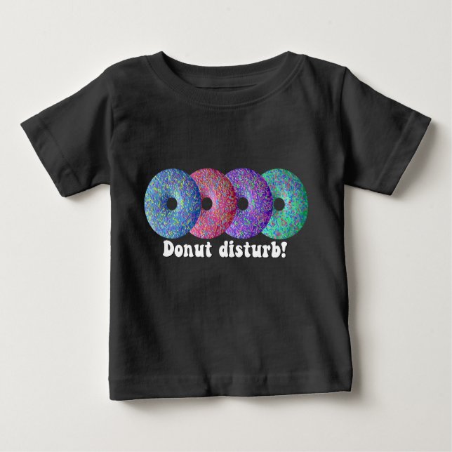 T-shirt Pour Bébé Ne déranger pas (Devant)