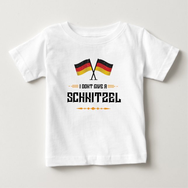 T-shirt Pour Bébé Ne donnez pas Schnitzel Funny Oktoberfest (Devant)